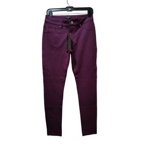 Shinestar My Every Occasion Pant M Plum Purple Stretch Jeggings 28x27.5 NWT